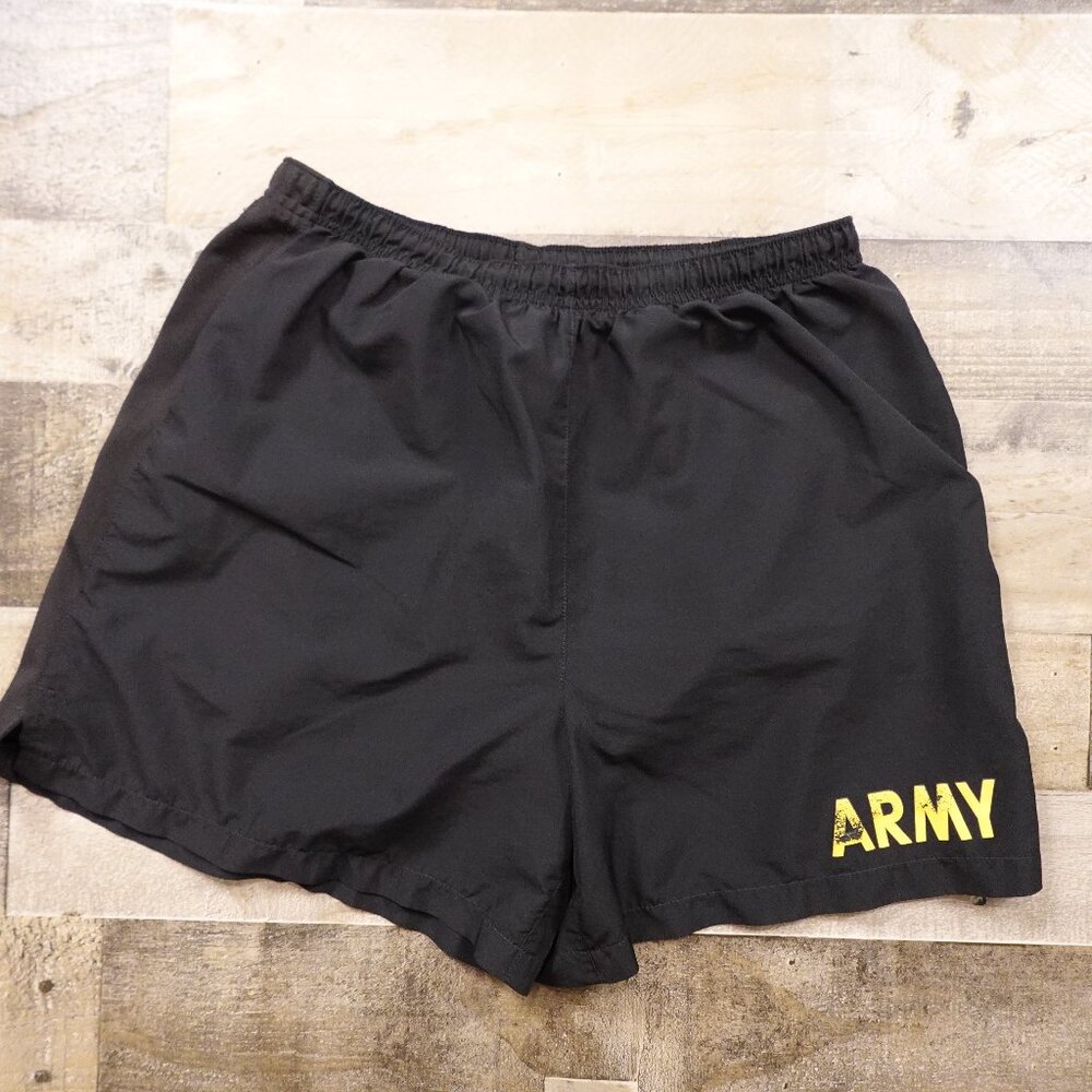 US Army Physical Fitness Uniform PT Shorts Men’s Medium Black